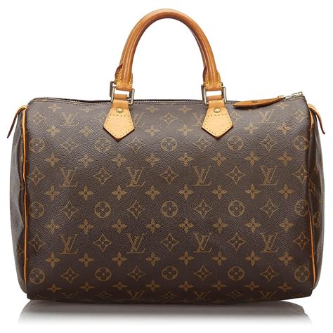 louis vuitton brown speedy